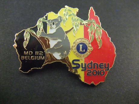 Lions Club International Belgium -Sidney Australië, koalabeer